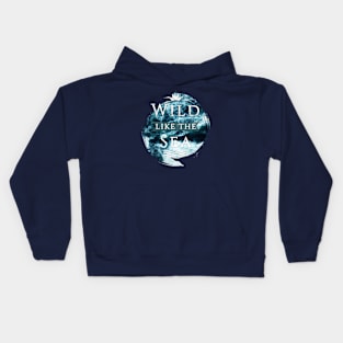 Wild Sea LowPoly Style Kids Hoodie